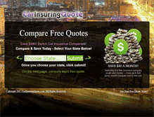 Tablet Screenshot of carinsuringquote.com